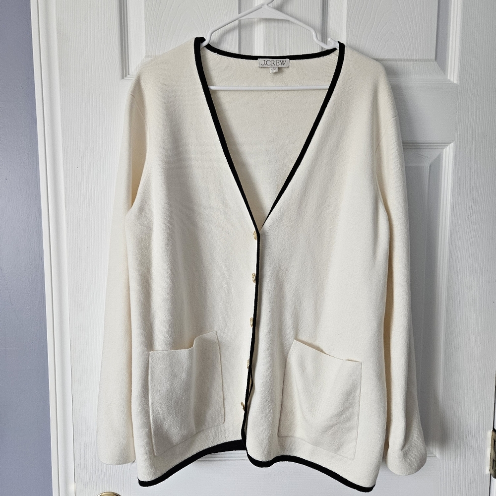 JCrew Size L Meghan Markle Giselle Cardigan